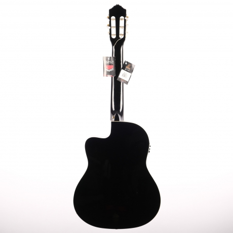 [Outlet] Ortega RCE141BK Elektro Klasik Gitar (Siyah) (OL 24-24027)<br>Fotoğraf: 3/4