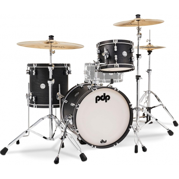 PDP Concept Maple Classic Bop 3 Parça 18" Davul (Ebony), Fotoğraf: 1/6
