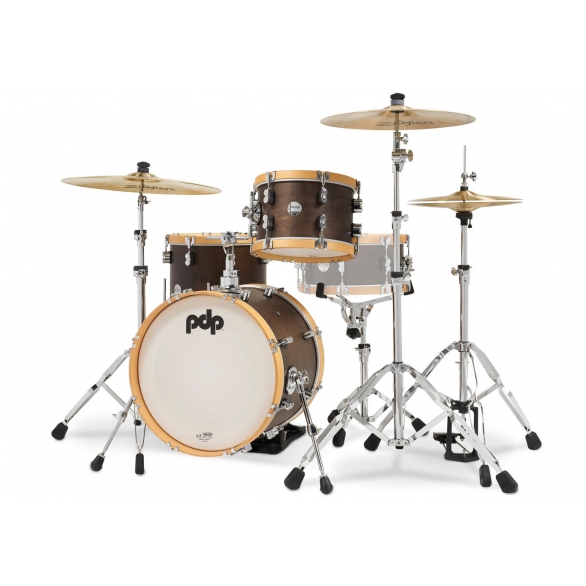 PDP Concept Maple Classic Bop 3 Parça 18" Davul (Walnut/Natural), Fotoğraf: 1/6