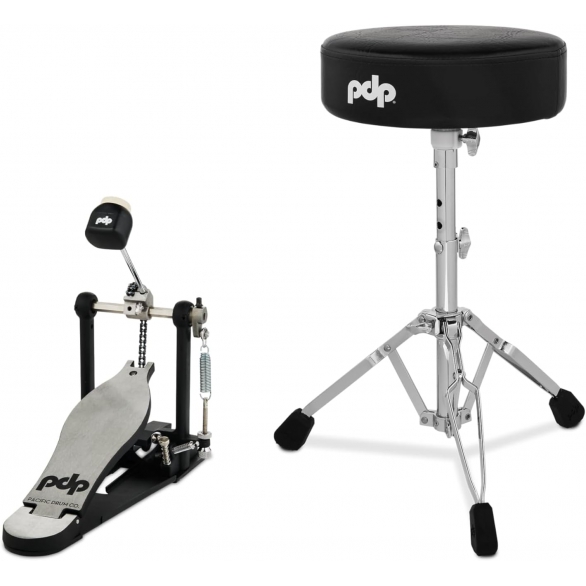 PDP Drums 700 Serisi 2 Parça Aksam Paketi (Tabure & Single Kick Pedalı), Fotoğraf: 1/3