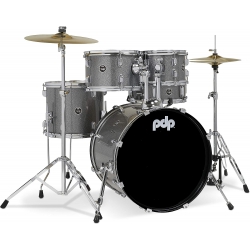 PDP Drums Centerstage 20'' 5-Parça Akustik Davul Seti (Silver Sparkle)