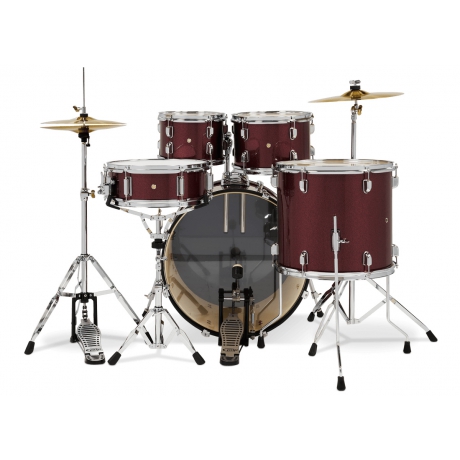 PDP Drums Centerstage 20" Akustik Davul (Ruby Sparkle)<br>Fotoğraf: 2/8