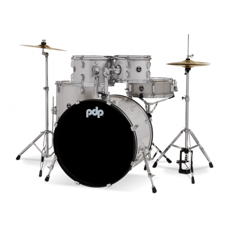PDP Drums centerstage 22'' 5-Parça Akustik Davul Seti (Diamond White Sparkle)<br>Fotoğraf: 2/8