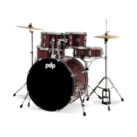 PDP Drums Centerstage 22" Akustik Davul (Ruby Sparkle)<br>Fotoğraf: 3/8