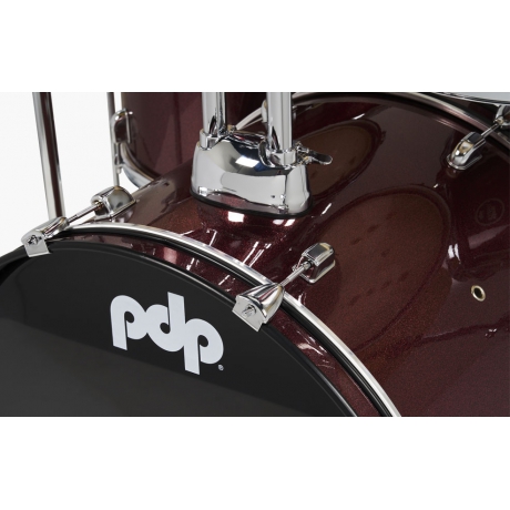 PDP Drums Centerstage 22" Akustik Davul (Ruby Sparkle)<br>Fotoğraf: 4/8