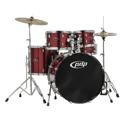 PDP Drums Centerstage 22" Akustik Davul (Ruby Sparkle)