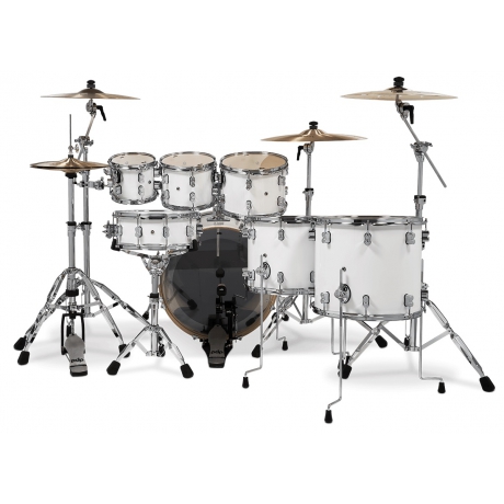 PDP Drums Concept Akçaağaç 7-Parça 22" Akustik Davul (Pearlescent White)<br>Fotoğraf: 2/2