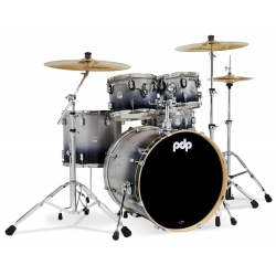 PDP Drums Concept Maple 5 Parça 22" Akustik Davul (Silver To Blk Fade)