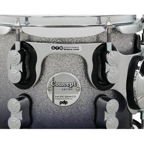 PDP Drums Concept Maple 5 Parça 22" Akustik Davul (Silver To Blk Fade)<br>Fotoğraf: 3/6
