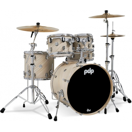 PDP Drums Concept Maple 5 Parça 22" Akustik Davul (Twisted Ivory)<br>Fotoğraf: 1/5