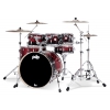 PDP Drums Concept Maple 7 Parça 22" Akustik Davul (Red To Black Sparkle Fade)<br>Fotoğraf: 1/3