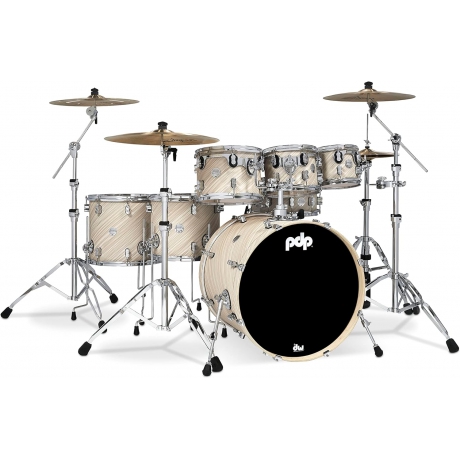 PDP Drums Concept Maple 7 Parça 22" Akustik Davul (Twisted Ivory)<br>Fotoğraf: 1/6