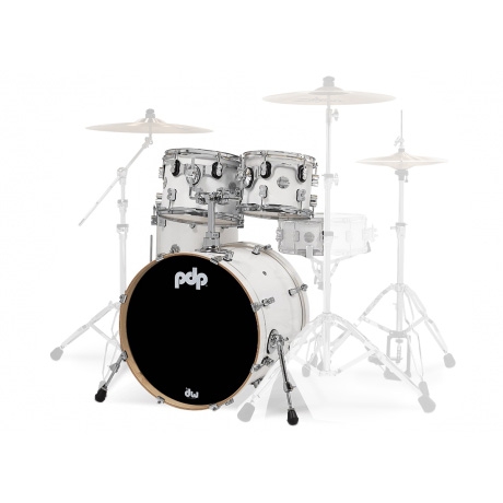 PDP Drums Concept Series 20" 4 Parça Akustik Davul Seti (Pearlescent White)<br>Fotoğraf: 1/1
