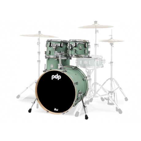 PDP Drums Concept Series 20" 4 Parça Akustik Davul Seti (Satin Seafoam)<br>Fotoğraf: 1/1