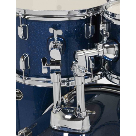 PDP Drums Centerstage 22'' 5-Parça Akustik Davul Seti (Royal Blue Sparkle)<br>Fotoğraf: 5/8