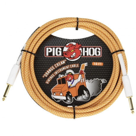 Pig Hog PCH102OC 'orange Creme' Enstrüman Kablosu (3 Metre)<br>Fotoğraf: 1/1