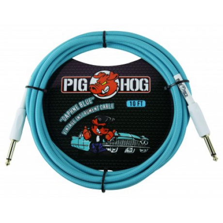 Pig Hog PCH10DB Daphne Blue Enstürman Kablosu (3 m)<br>Fotoğraf: 1/1