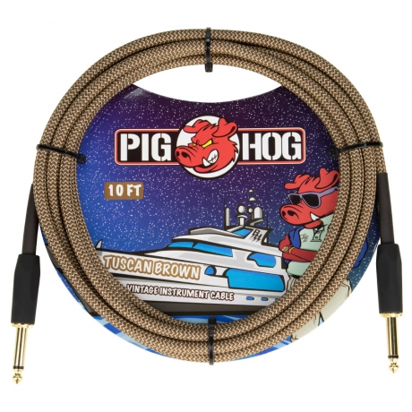 Pig Hog PCH10TBR 'tuscan Br0wn' Enstrüman Kablosu (3 Metre)<br>Fotoğraf: 1/1