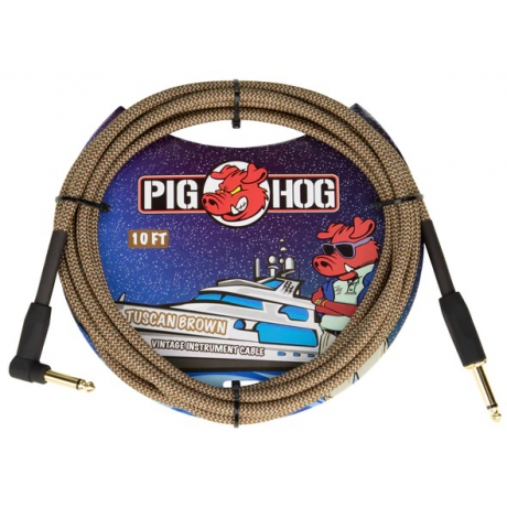 Pig Hog PCH10TBRR 'tuscan Br0wn' Enstrüman Kablosu (3 Metre)<br>Fotoğraf: 1/1
