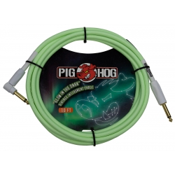 Pig Hog Vintage Series 1/4 Enstrüman Kablosu (Glow In The Dark 3 Metre Straig...