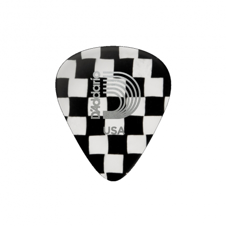 Planet Waves 1CCB2-100 0.5 mm Classic Celluloid Checkerboard Pena<br>Fotoğraf: 1/1