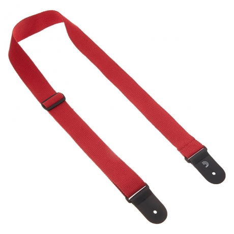 Planet Waves Planet Lock Cotton Kırmızı Gitar Askısı (50 mm)<br>Fotoğraf: 2/2