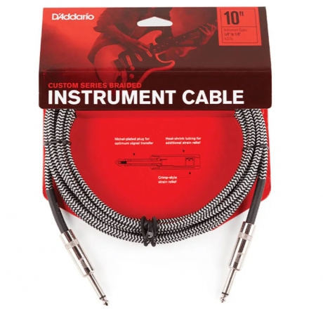 Planet Waves PW-BG-10BG Braided Enstrüman Kablosu (3m)<br>Fotoğraf: 3/3