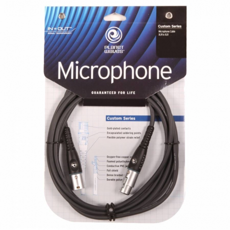 Planet Waves PW-M-25 Mikrofon Kablosu (7,62 m)<br>Fotoğraf: 3/3