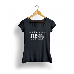 Prs Logo Kadın T-Shirt (Siyah)