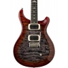 PRS SE Custom 24-08 Quilt Elektro Gitar (Charcoal Cherry Burst), Fotoğraf: 3/4