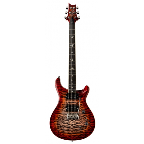 PRS SE Custom 24-08 Quilt Elektro Gitar (Charcoal Cherry Burst)<br>Fotoğraf: 1/4