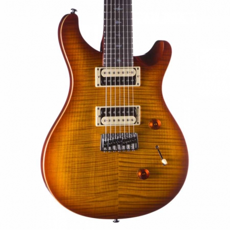 PRS SE Custom 24-7 Elektro Gitar (Vintage Sunburst)<br>Fotoğraf: 2/5