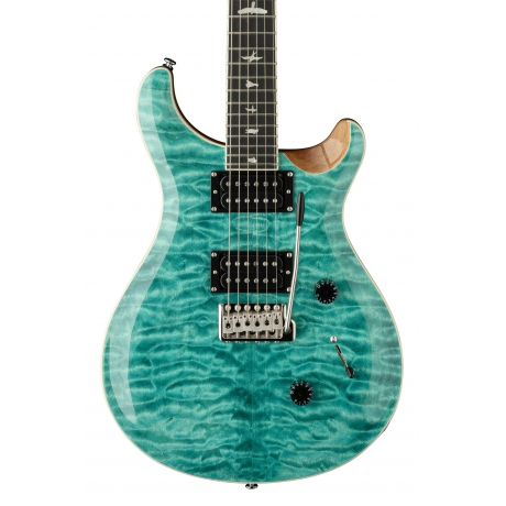 PRS SE Custom 24 Elektro Gitar (Turquoise Quilt)<br>Fotoğraf: 2/4