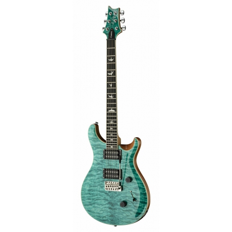 PRS SE Custom 24 Elektro Gitar (Turquoise Quilt)<br>Fotoğraf: 3/4