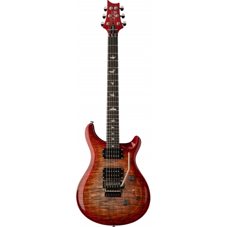PRS SE Custom 24 Floyd Elektro Gitar (Charcoal Cherry Burst)