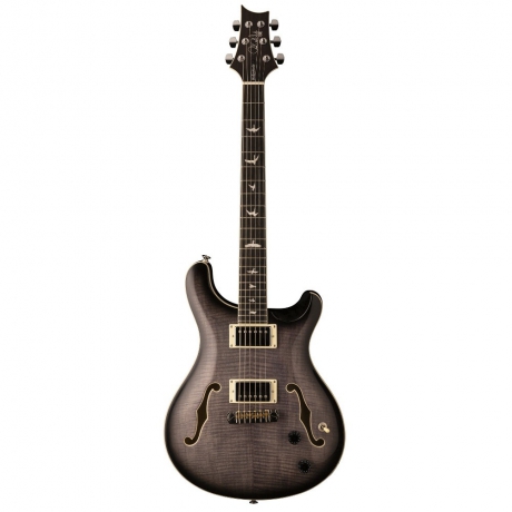 PRS SE Hollowbody II Elektro Gitar (Charcoal Burst)<br>Fotoğraf: 1/2