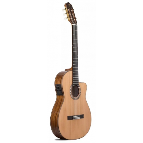 Prudencio Saez 4-CW (56) Cutaway Elektro Klasik Gitar (Natural)<br>Fotoğraf: 1/2