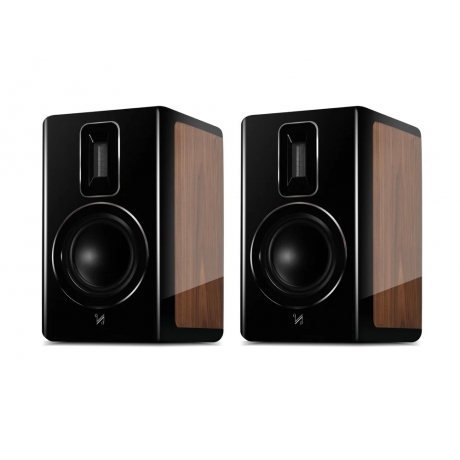 Quad Revela 1 Bookshelf Highend Hoparlör (Parlak Ceviz)