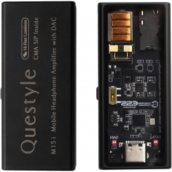 Questyle M15i Taşınabilir DAC & Kulaklık Amplifikatörü (Siyah)
