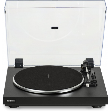 REKKORD AUDIO F110P Siyah Otomatik Pikap - AT3600L İğne ile <br>Fotoğraf: 1/4