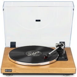 REKKORD AUDIO F400 Cherry Otomatik Pikap - Ortofon 2M Red İğne ile