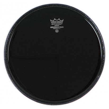 Remo Ambassador Ebony 22 İnç Deri<br>Fotoğraf: 1/1