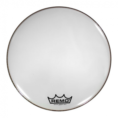 Remo Ambassador Smooth White 24 İnç Deri<br>Fotoğraf: 1/1