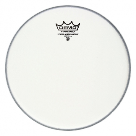 Remo Ambassador Smooth White Coated 10 İnç Deri<br>Fotoğraf: 1/1