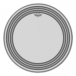 Remo PW-1318-00- Powersonic® Şeffaf 18" Kick Derisi