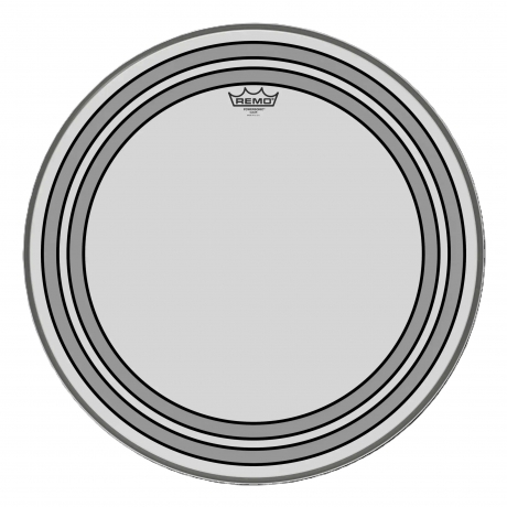 Remo PW-1322-00- Powersonic® Şeffaf 22" Kick Derisi<br>Fotoğraf: 1/1