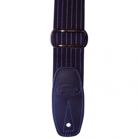 Reunion Blues Merino Wool Guitar Strap (Blue Pinstripe)<br>Fotoğraf: 1/1