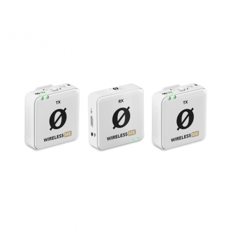 Rode Wireless ME Dual Compact Wireless Mikrofon Sistemi (Beyaz)