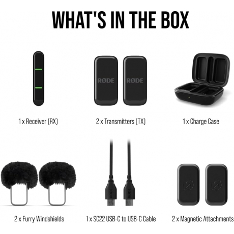 RØDE Wireless Micro Lightning Kablosuz Yaka Mikrofonu<br>Fotoğraf: 3/3