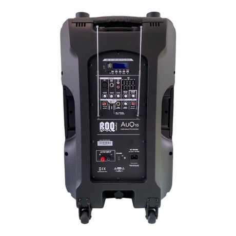 Roq Audio AUQ15 15" Taşınabilir Aktif Hoparlör (Mikrofon Hediyeli)<br>Fotoğraf: 3/5